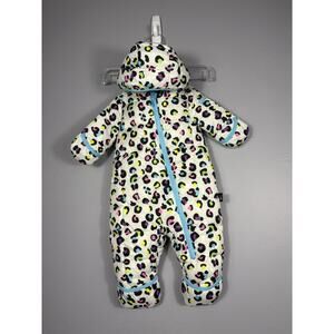 Spyder Snow Suit Infants Size 3/6 Months Hooded Lined Ski Winter Snowsuit